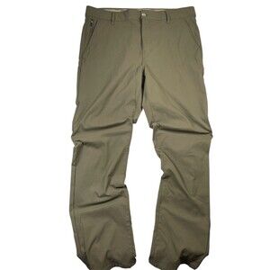 Weatherproof Vintage Chino Pants Men's 36 x 30 Green Nylon Regular Fit Mid-Rise